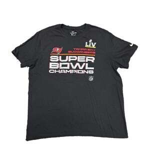 Nike NFL Tampa Bay Buccaneers Super Bowl LV Champions T-Shirt Black XL